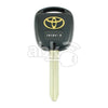 Toyota 1998+ Key Head Remote 2Buttons 433MHz TOY43 - ABK-1033 - ABKEYS.COM