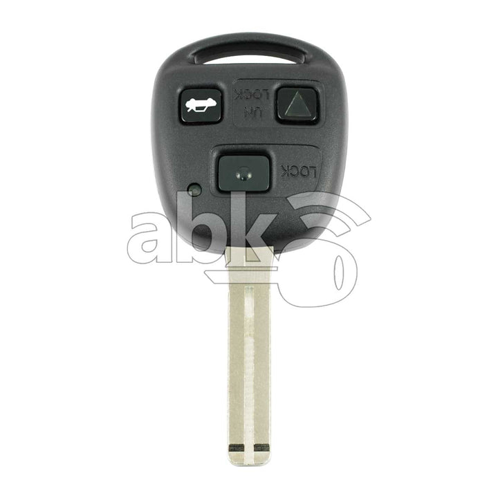 Lexus ES IS LS GS 1998+ Key Head Remote 3Buttons 433MHz TOY48 - ABK-1039 - ABKEYS.COM