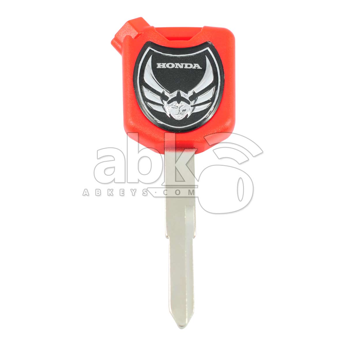 Honda Motorcycle Chip Less Key HON42 Red - ABK-1058 - ABKEYS.COM