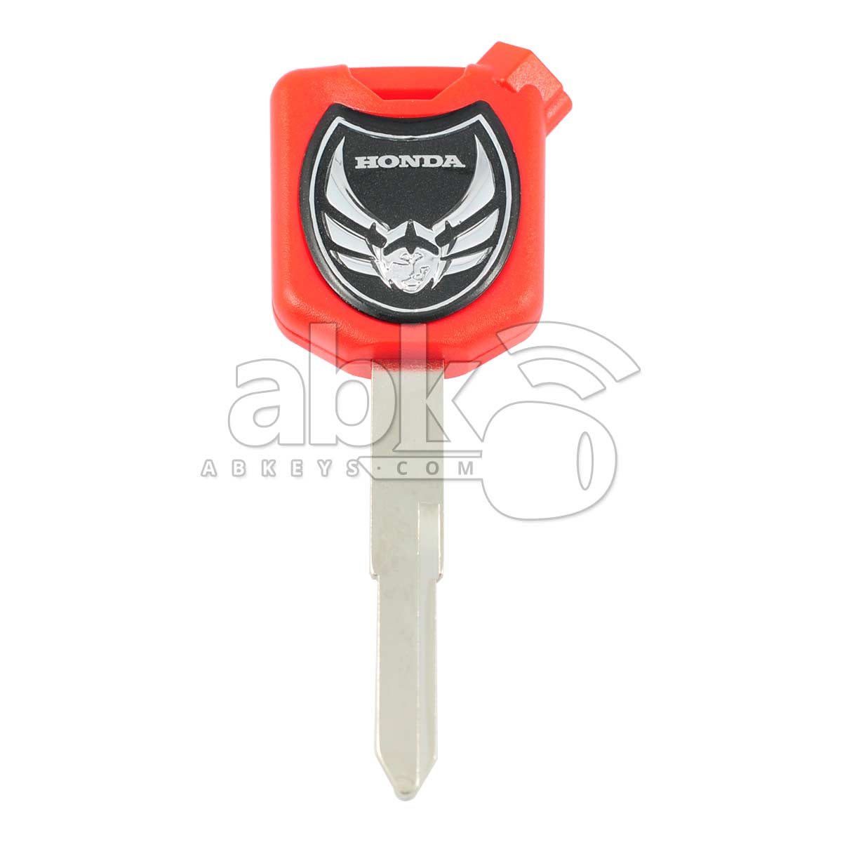 Honda Motorcycle Chip Less Key HON42 Red - ABK-1058 - ABKEYS.COM