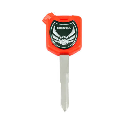 Honda Motorcycle Chip Less Key, HON42 Red