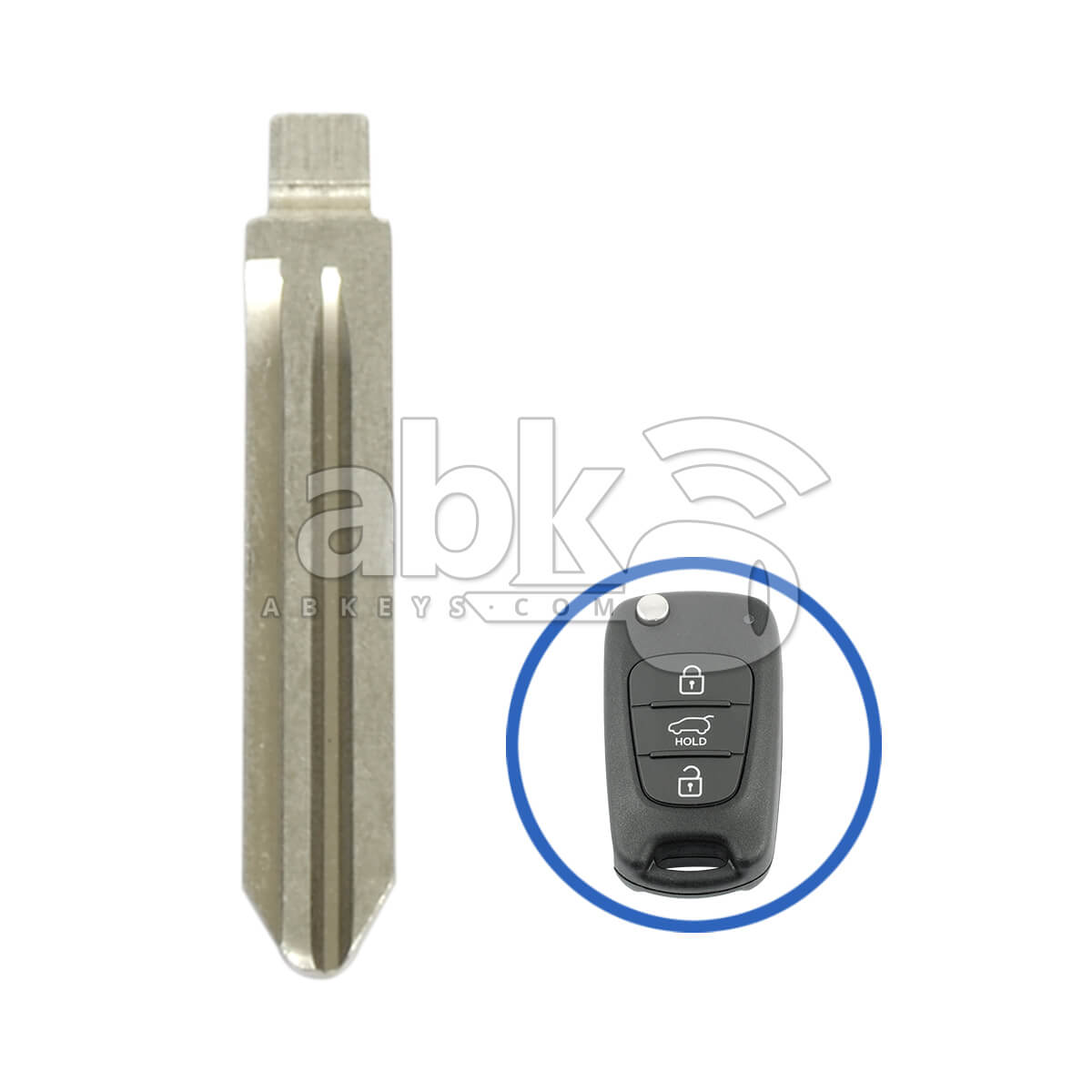 Hyundai Elantra Kia Cerato Forte Soul 2008+ Flip Remote Key Blade 81996 2K000 81996 3X000 HYN14R  