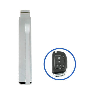 Hyundai Santa Fe 2012+ Flip Remote Key Blade 81996-2W000 81996-2W001 HYN17R - ABK-1081 - ABKEYS.COM