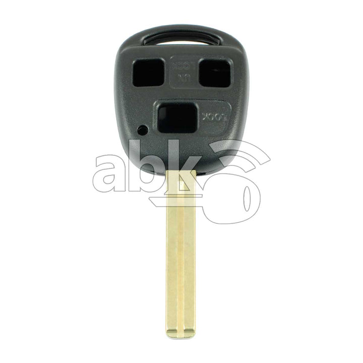 Lexus 1998+ Key Head Remote Cover 3Buttons TOY40 - ABK-108 - ABKEYS.COM