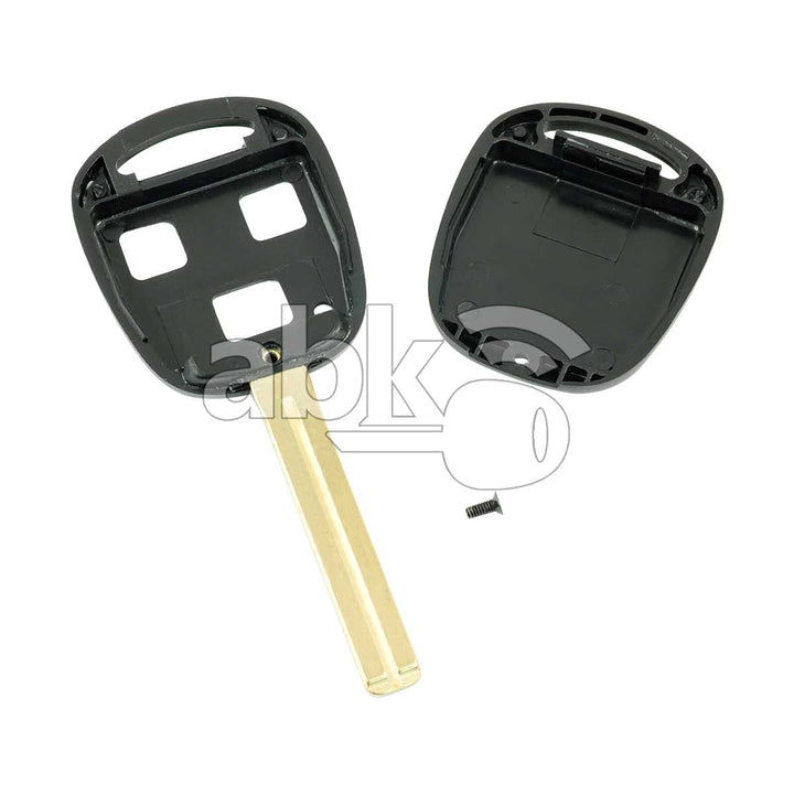 Lexus 1998+ Key Head Remote Cover 3Buttons TOY40 - ABK-108 - ABKEYS.COM