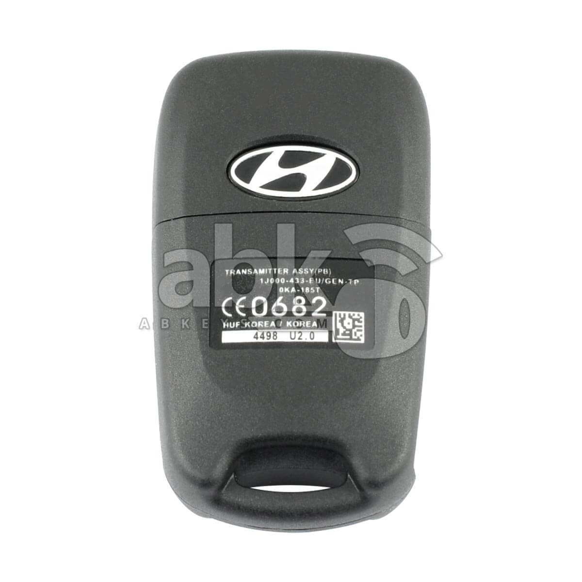 Hyundai Elantra 2011+ Flip Remote 3Buttons 95430 3X101 95430 3X100 433MHz OKA 186T   ABK 1097  