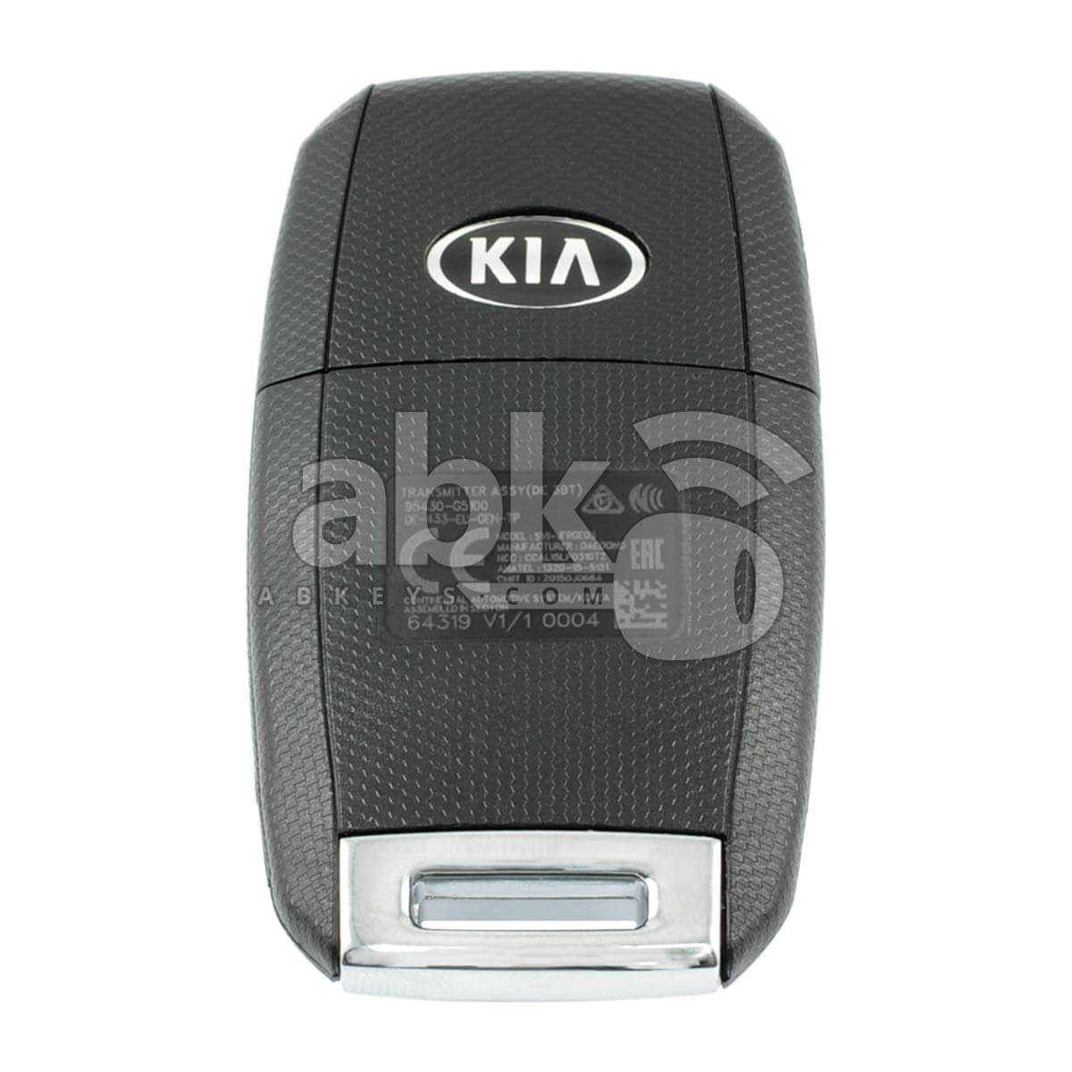 Genuine Kia Niro 2016+ Flip Remote 3Buttons 95430 G5100 433MHz SVI JFRGE03   ABK 1100   ABKEYS