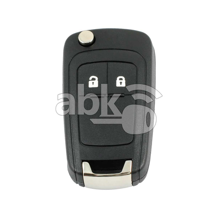 Chevrolet Trax Cruze Aveo 2012+ Flip Remote 2Buttons 315MHz HU100 - ABK-1104-2 - ABKEYS.COM