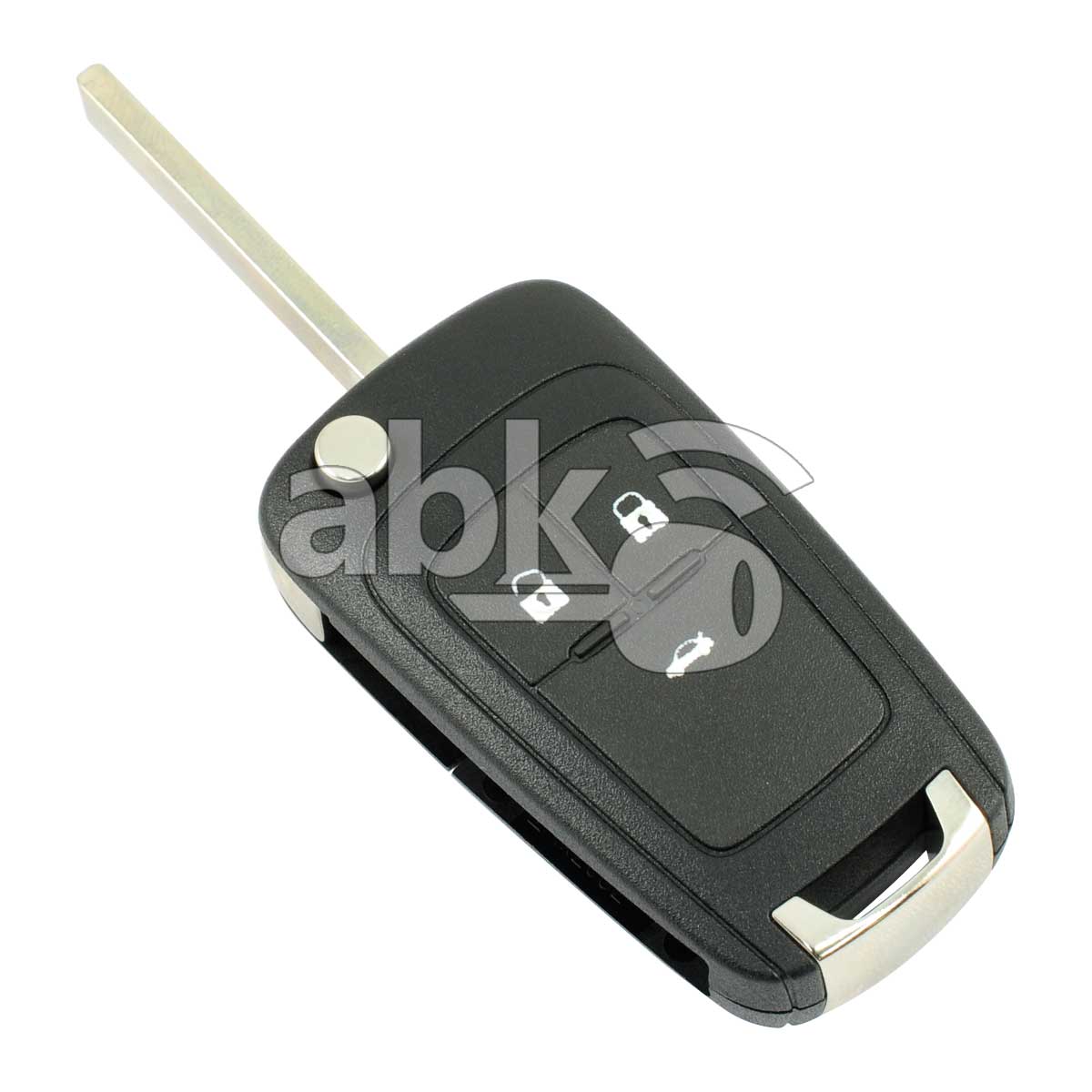 Chevrolet Trax Cruze Aveo 2012+ Flip Remote 3Buttons 315MHz HU100 - ABK-1104-3 - ABKEYS.COM