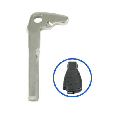 Mercedes Benz Small Black 1997+ Smart Key Blade HU64 - ABK-110 - ABKEYS.COM
