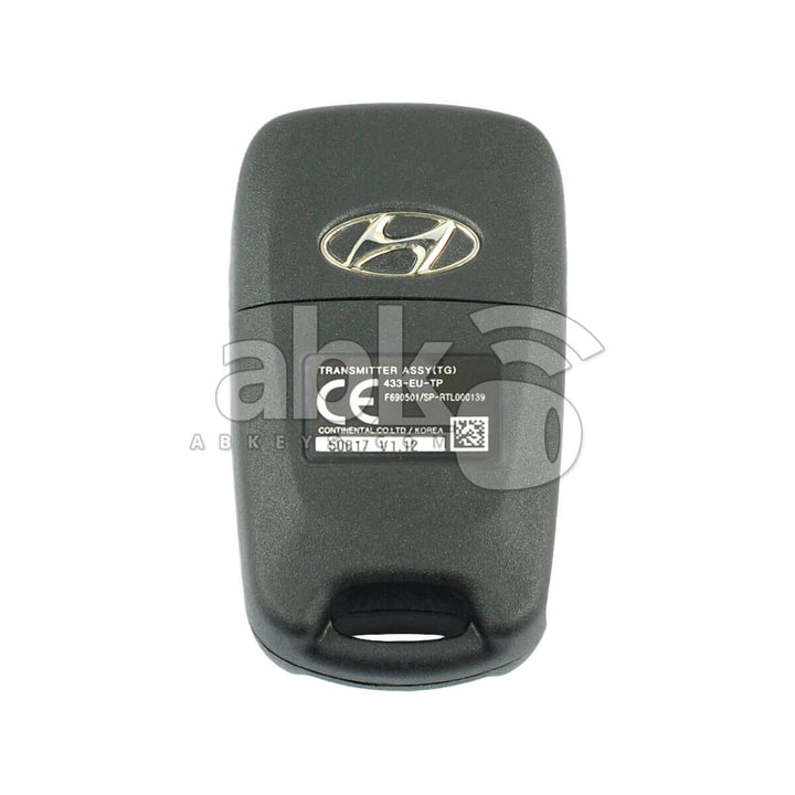 Genuine Hyundai Azera Grandeur 2006+ Flip Remote 3Buttons 95430-3L600 433MHz - ABK-1117 - ABKEYS.COM
