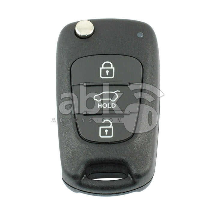 Genuine Kia Rio 2012+ Flip Remote 3Buttons 95430-1W050 95430-1W052 433MHz RKE-4F04 - ABK-1121 -