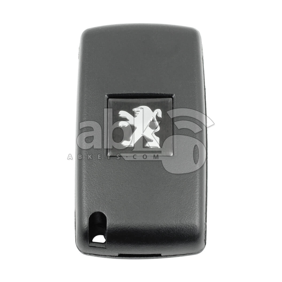 Peugeot 2003+ Flip Remote Cover 2Buttons With Battery Holder CE0536 HU83 - ABK-1144 - ABKEYS.COM
