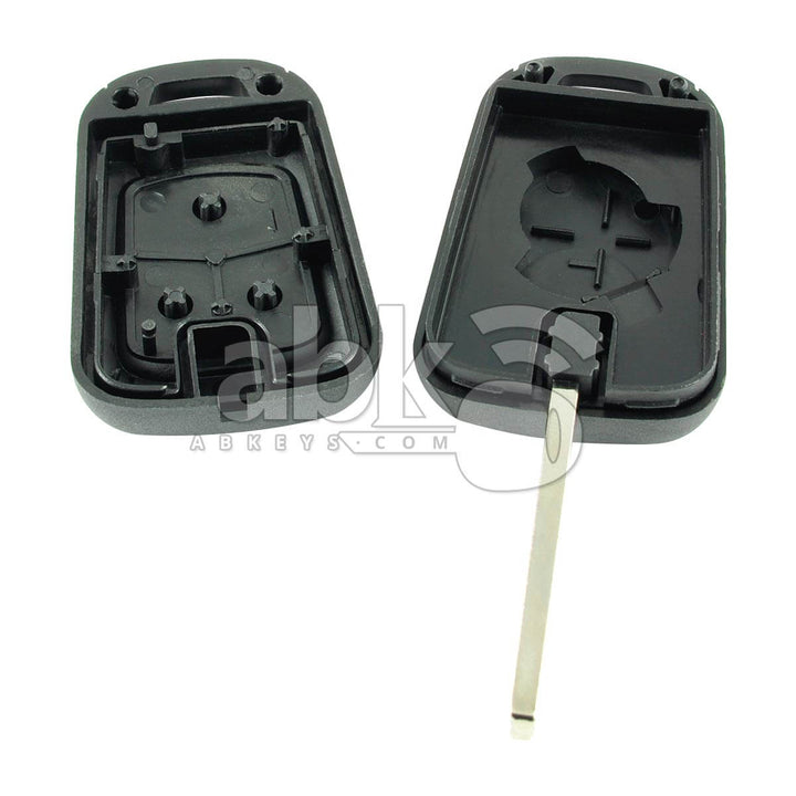 Opel 2004+ Key Head Remote Cover 2Buttons HU100 - ABK-1171 - ABKEYS.COM