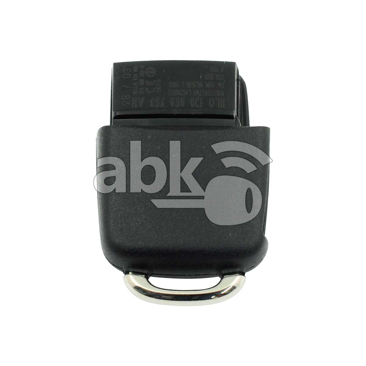 Genuine Volkswagen Golf Passat Beetle Jetta 2000+ Flip Remote 3Buttons 1K0 959 753 G 433MHz