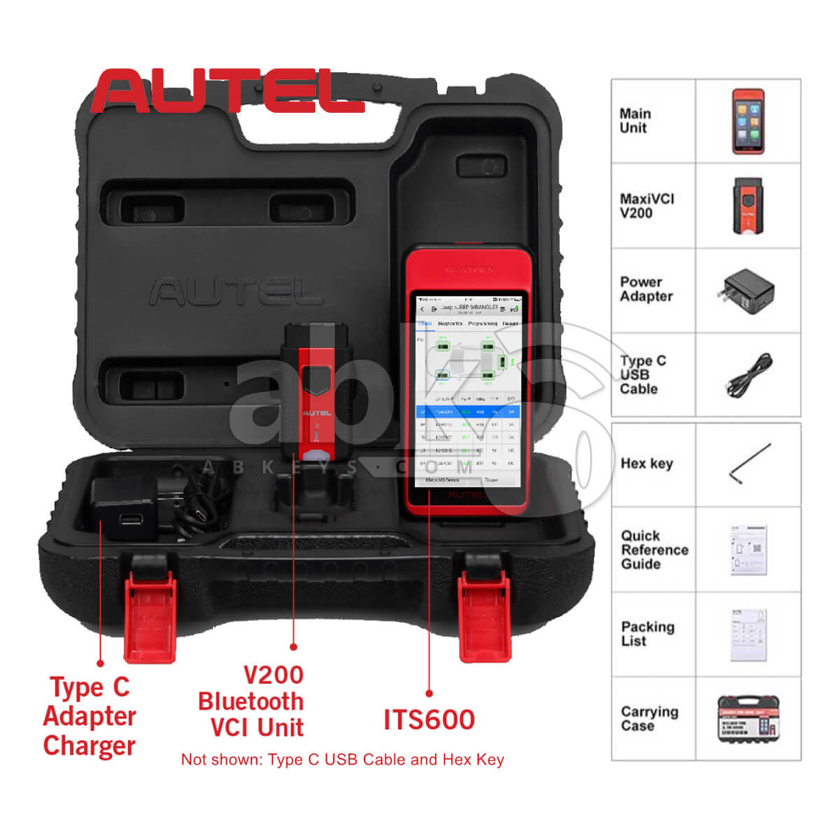 Autel MaxiTPMS ITS600 TPMS Diagnostic & Service Tool   ABK 1207   ABKEYS