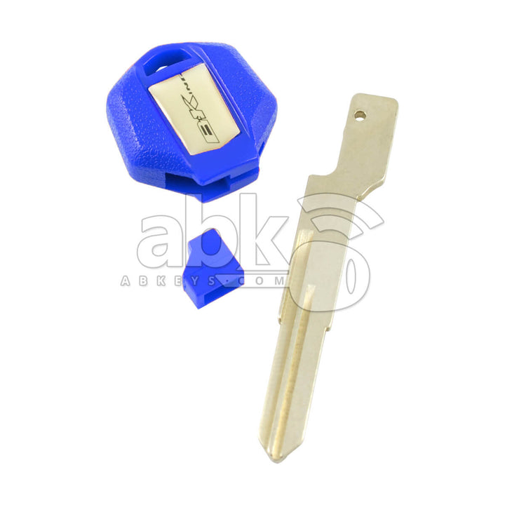 Suzuki Motorcycle Chip Less Key SZ17R Blue - ABK-1208 - ABKEYS.COM