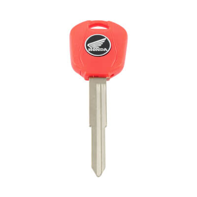 Honda Motorcycle Chip Less Key, HON68 Red