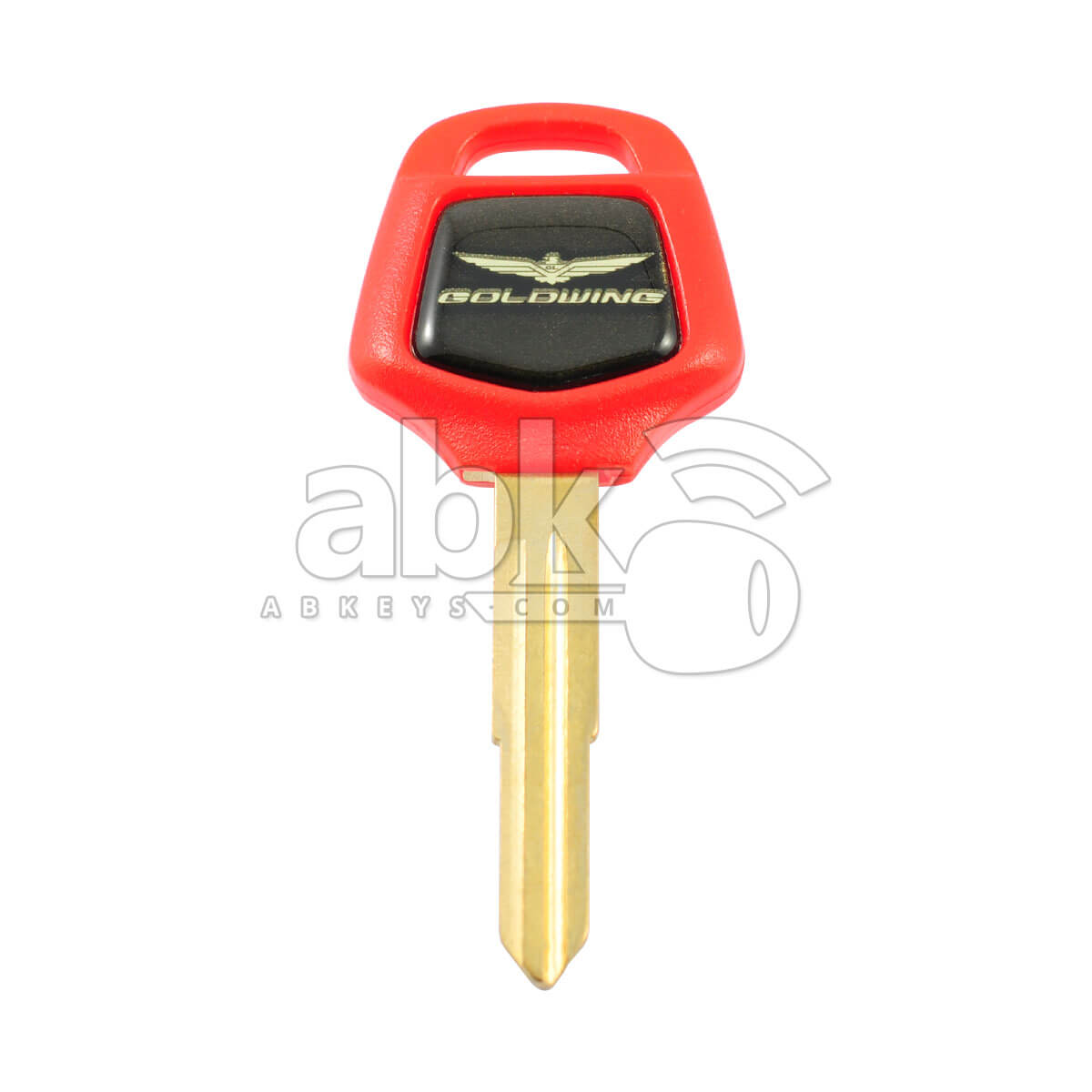 Honda Goldwing Motorcycle Chip Less Key HON58R Red - ABK-1234 - ABKEYS.COM