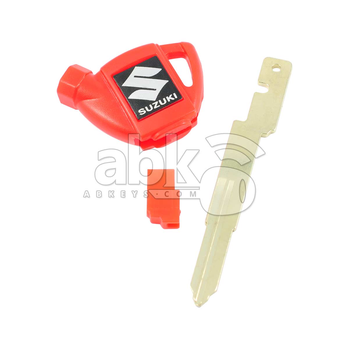 Suzuki Motorcycle Chip Less Key YH35 Red - ABK-1242 - ABKEYS.COM