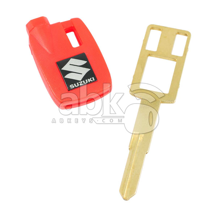 Suzuki Motorcycle Chip Less Key YH35 Red - ABK-1244 - ABKEYS.COM