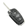 Audi Q7 A6 S6 2006+ Flip Remote 3Buttons 868MHz HU66 - ABK-1257 - ABKEYS.COM