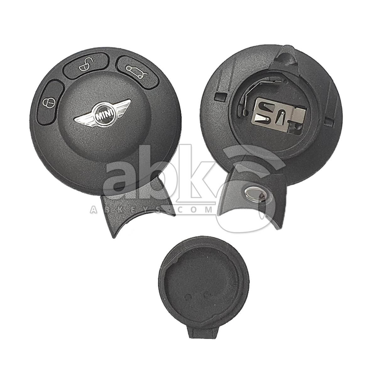 Mini Cooper 2005+ Smart Key Cover With Battery Cover 3Buttons With Logo - ABK-1263 - ABKEYS.COM