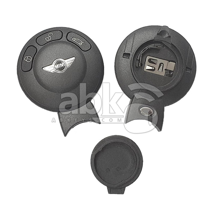 Mini Cooper 2005+ Smart Key Cover With Battery Cover 3Buttons With Logo - ABK-1263 - ABKEYS.COM
