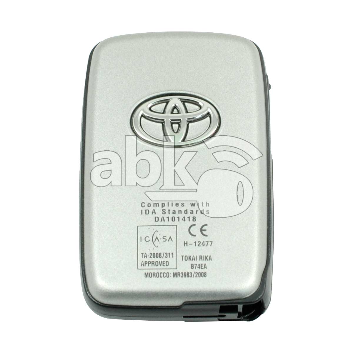 Genuine Toyota Land Cruiser Prado 2010+ Smart Key 2Buttons 89904-60752 433MHz B74EA P1 98 - ABK-1275
