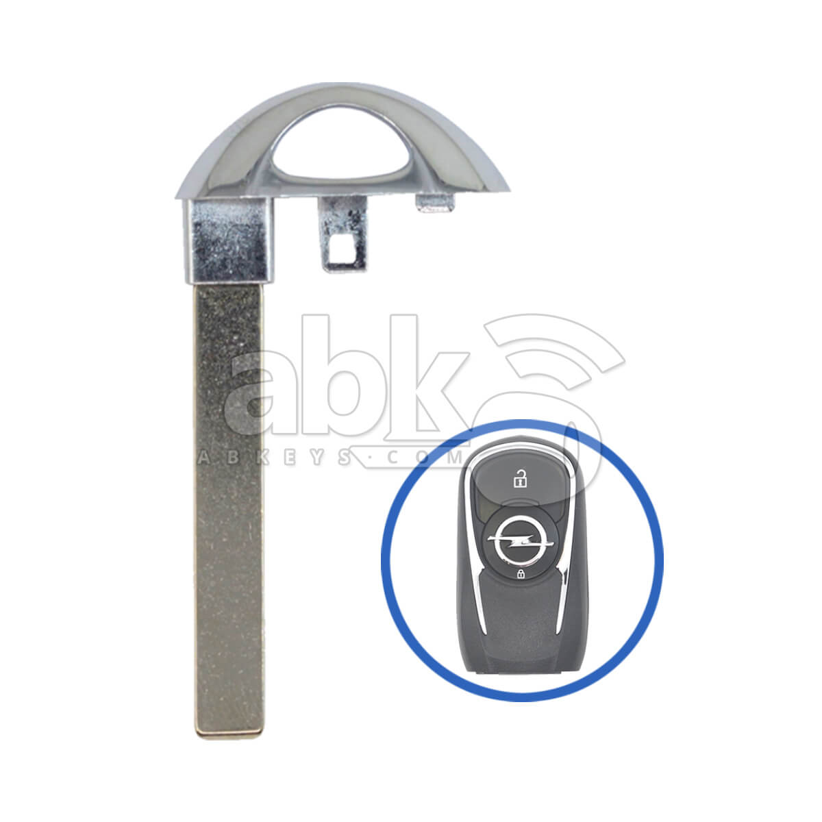 Opel 2017+ Smart Key Blade 13510389 HU100 - ABK-1277 - ABKEYS.COM