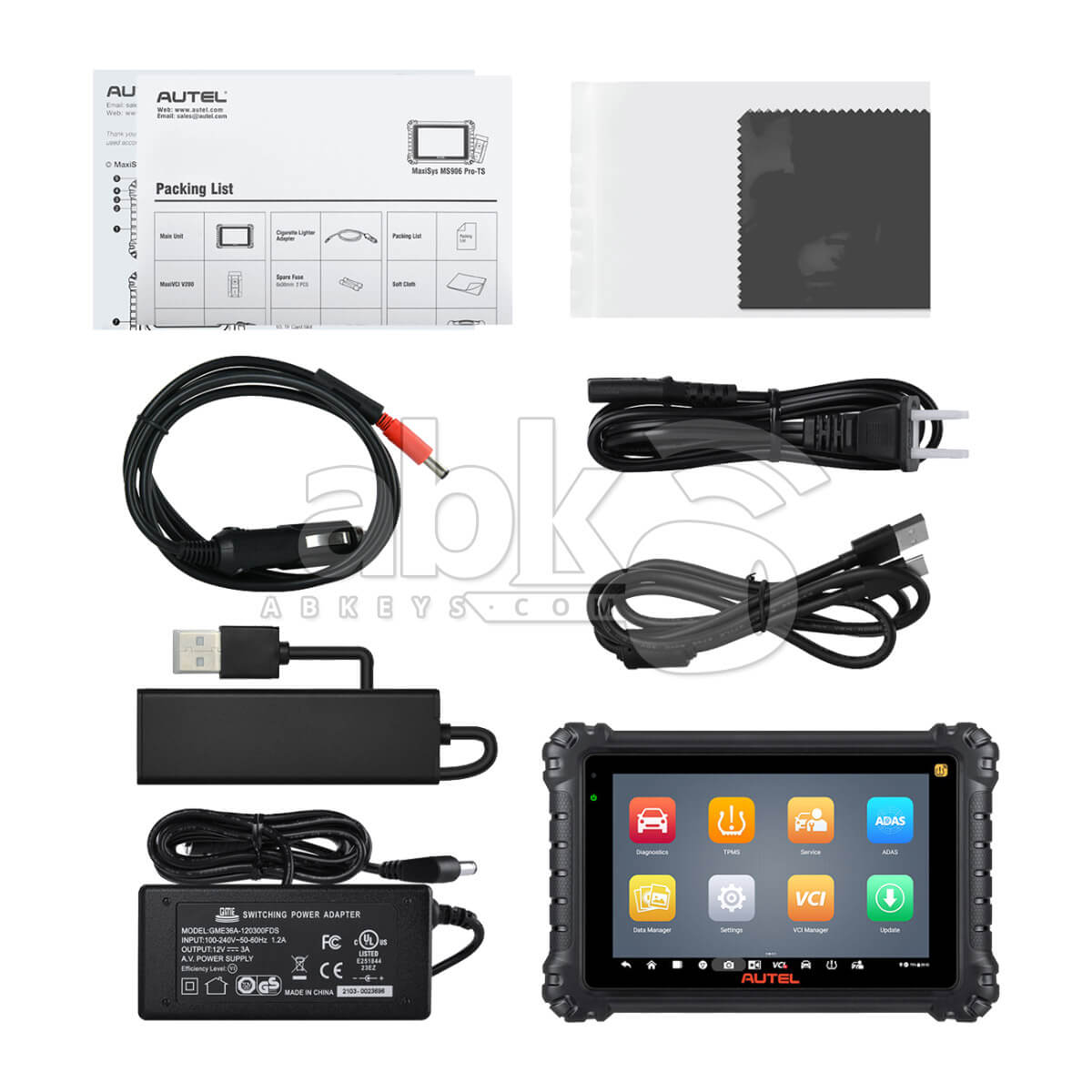 Autel MaxiCOM MK906S Pro | Upgraded Of MS906 Pro/MK906BT/MK906 Pro Diagnostic Tool | Advanced ECU Coding | Bi-Directional Control | 36 Services