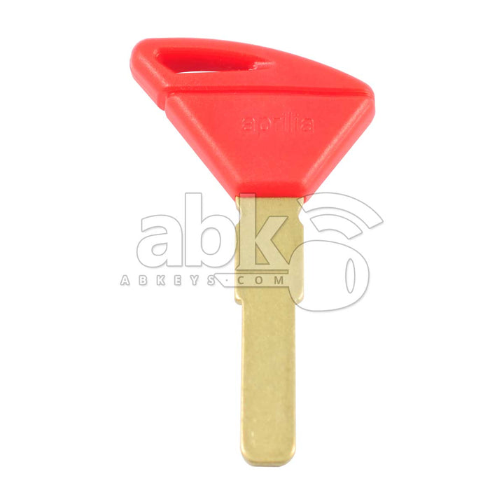 Aprilia Motorcycle Chip Less Key SIP22 Red - ABK-1301 - ABKEYS.COM