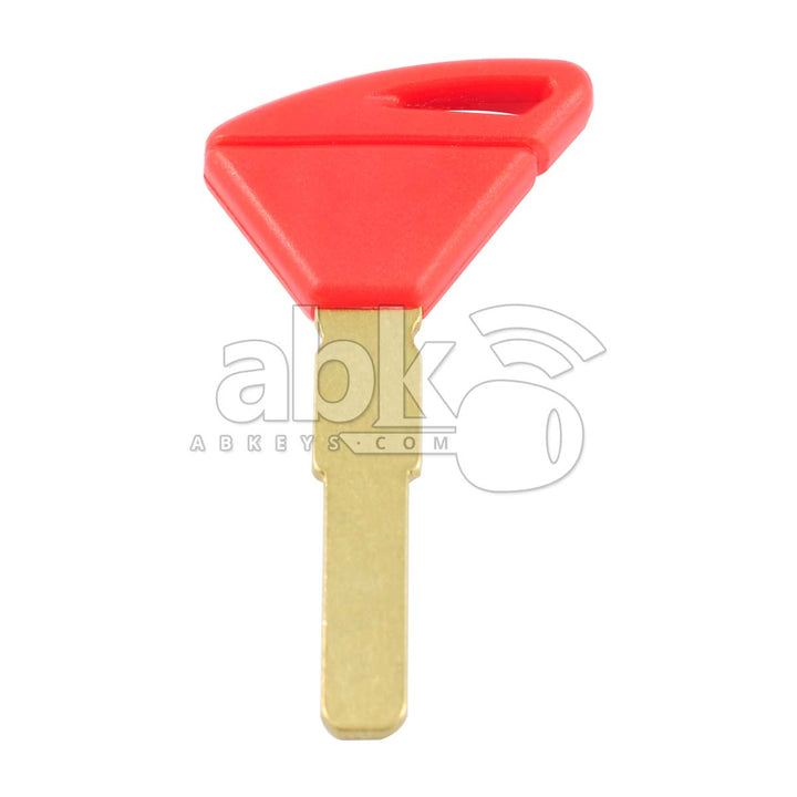 Aprilia Motorcycle Chip Less Key SIP22 Red - ABK-1301 - ABKEYS.COM