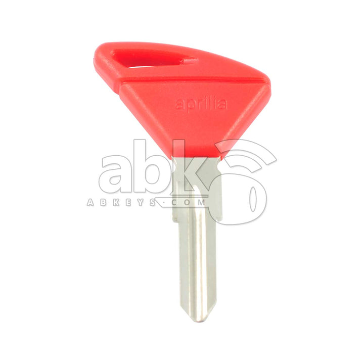 Aprilia Motorcycle Chip Less Key ZD14R Red - ABK-1302 - ABKEYS.COM
