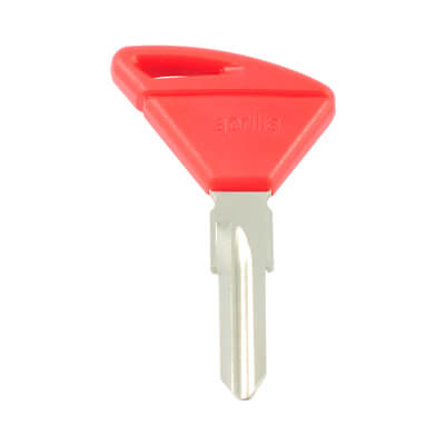 Aprilia Motorcycle Chip Less Key ZD14R Red - ABK-1302 - ABKEYS.COM