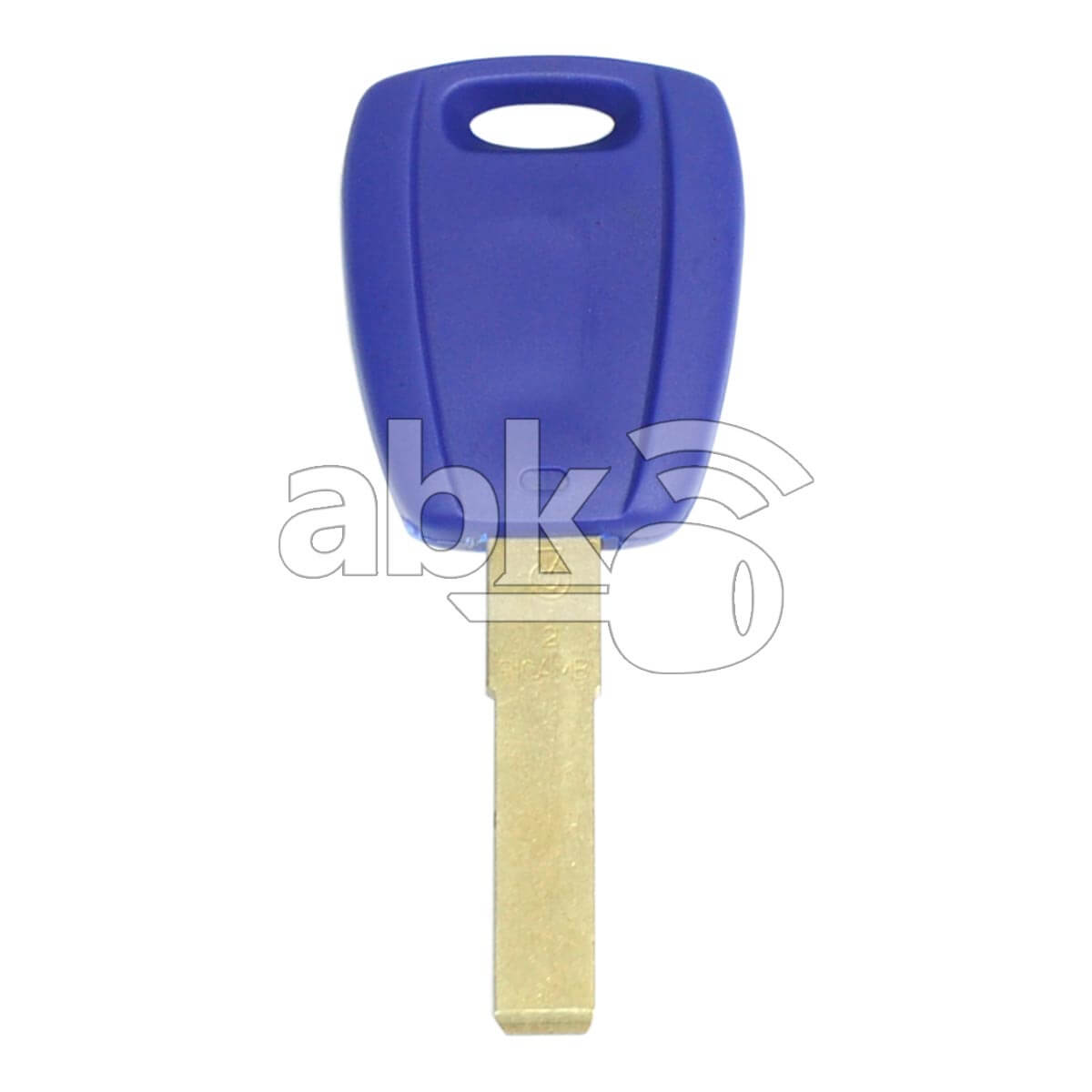 Fiat Transponder Key 71776117 71749671 PCF7936 SIP22 Blue - ABK-1303 - ABKEYS.COM