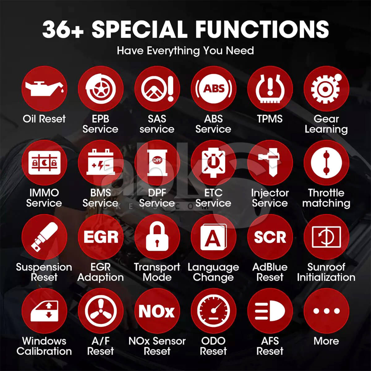 Autel MaxiSys 919 Auto Diagnostic Tool ABK-1308 |ABKEYS