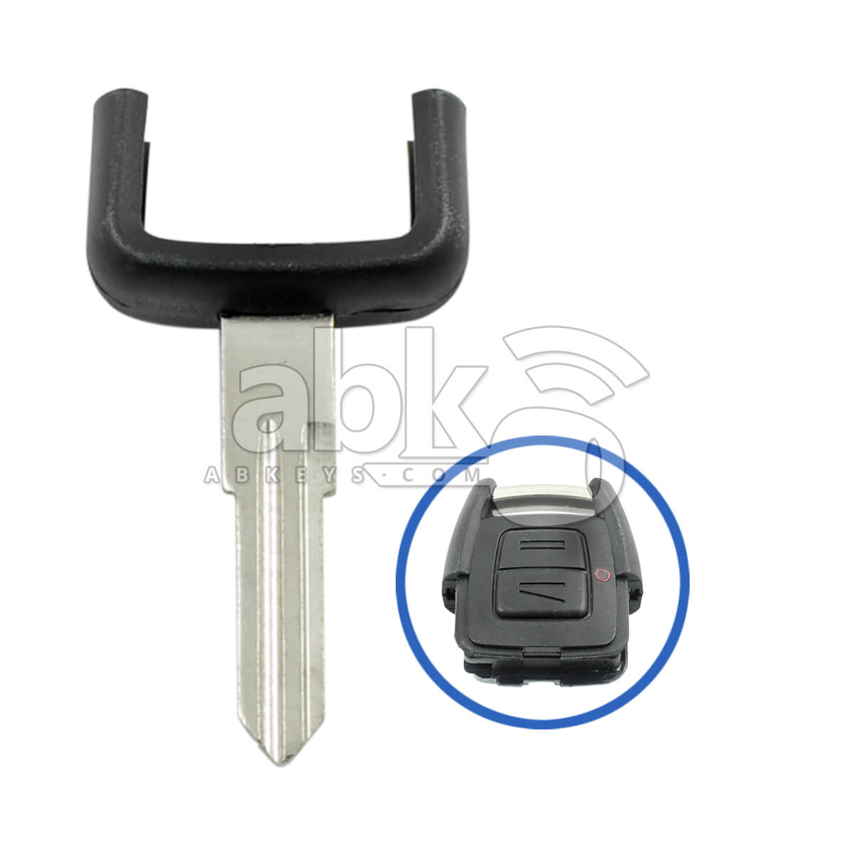 Opel 1996+ Key Head Remote Key Blade 9117354 HU46 - ABK-1330 - ABKEYS.COM