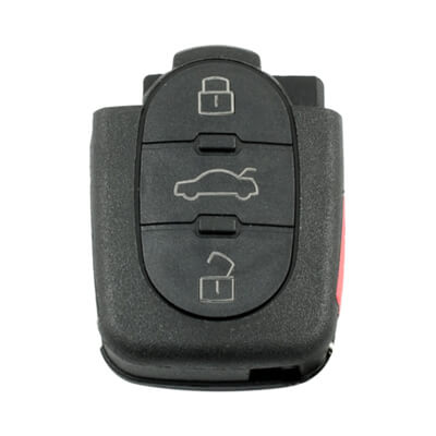 Audi Volkswagen 1996+ Чехол Дистанционного Ключа Батарея Большая 2/3Кнопки