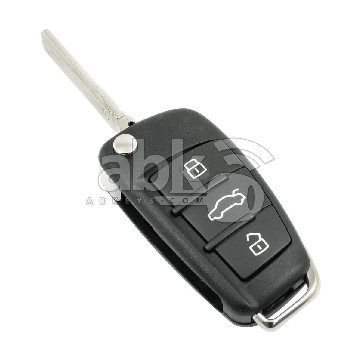 Audi TT A1 A3 Q3 2005+ Flip Remote 3Buttons 8P0 837 220 D 8P0837220D 433MHz HU66   ABK 1387  