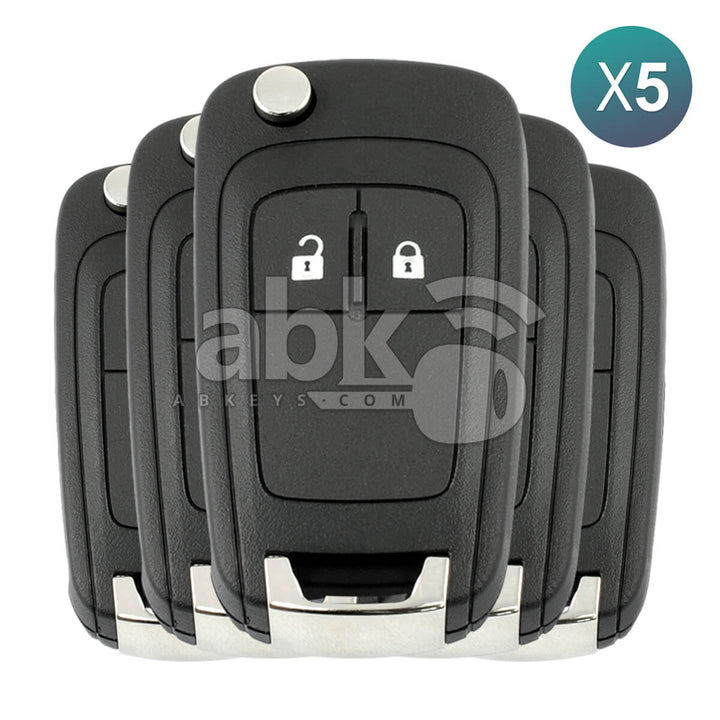Opel Astra J Zafira C Insignia Corsa 2009+ Remote Key 5Pcs Offer 2Buttons 5WK50079 433MHz HU100
