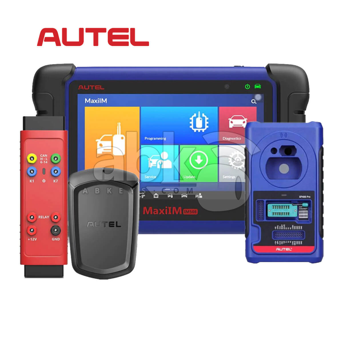 Autel MaxiIM IM508 Key Programmer & Diagnostic Tool + XP400 Pro + Autel G Box2 APB112 Bundle Kit  