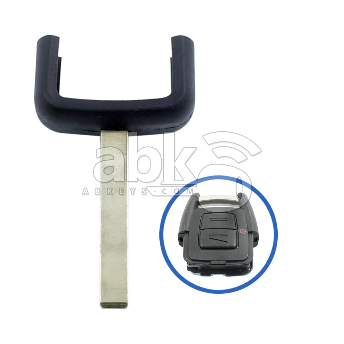 Opel 1998+ Key Head Remote Key Blade YM27 - ABK-1466 - ABKEYS.COM