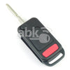 Mercedes Benz S SL Flip Remote Cover 4Buttons HU39 - ABK-1499 - ABKEYS.COM
