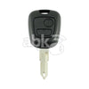 Peugeot 206 2003+ Key Head Remote 2Buttons 433MHz NE72 6554YL - ABK-1515 - ABKEYS.COM