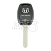 Honda Jazz 2003+ Key Head Remote 2Buttons 433MHz HON66 - ABK-1566 - ABKEYS.COM