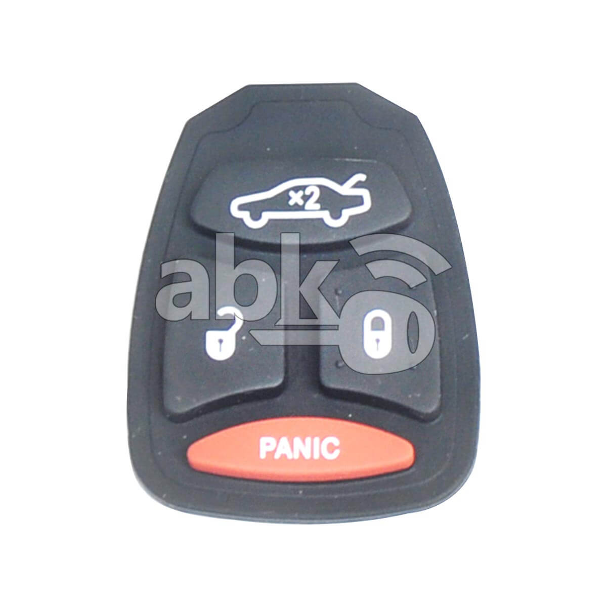 Jeep Chrysler Dodge 2005+ Remote Buttons Pad 4Buttons - ABK-1570 - ABKEYS.COM