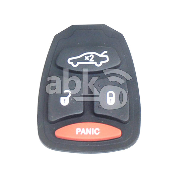 Jeep Chrysler Dodge 2005+ Remote Buttons Pad 4Buttons - ABK-1570 - ABKEYS.COM