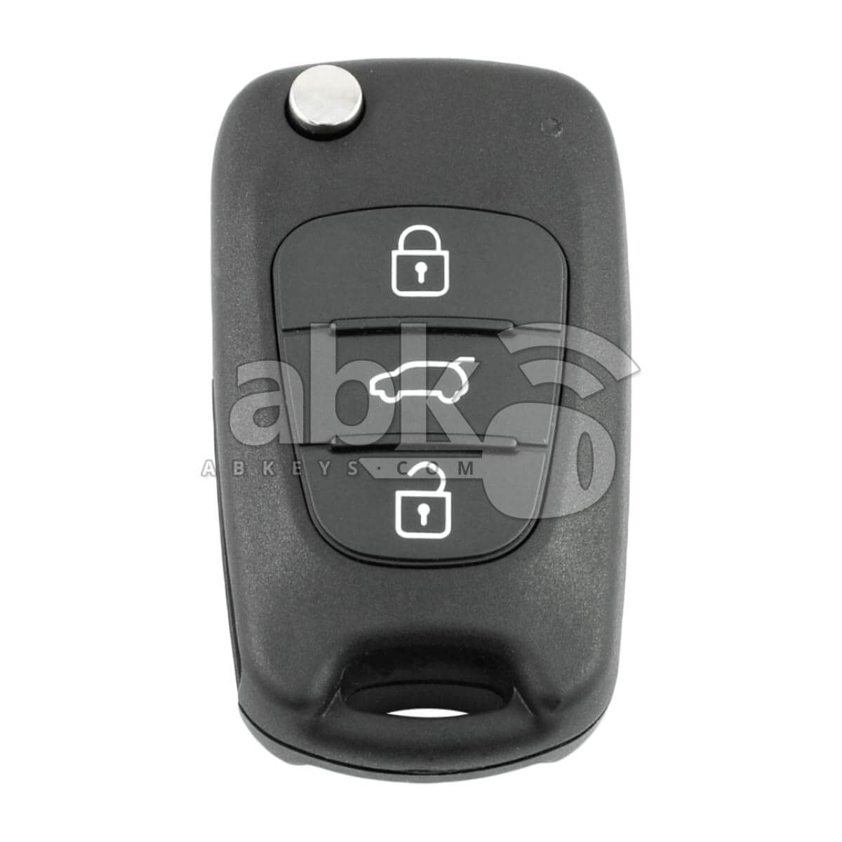 Hyundai 2008+ Flip Remote Cover 3Buttons HYN17R - ABK-1640 - ABKEYS.COM