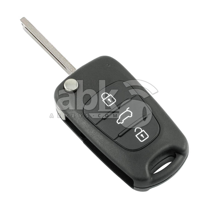 Hyundai 2008+ Flip Remote Cover 3Buttons HYN17R - ABK-1640 - ABKEYS.COM